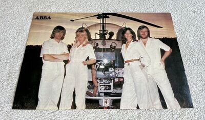 ABBA 1977 Arrival Swedish Poster Music Magazine 1970s Vintage