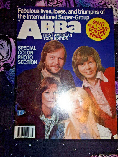 VINTAGE ABBA SPECIAL MAGAZINE ABBA FIRST AMERICAN TOUR EDITION NO POSTER