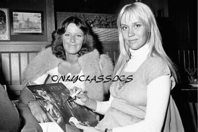 ABBA Swedish Pop Music Band Sexy Frida Lyngstad & Agnetha Fältskog 12x18 Poster