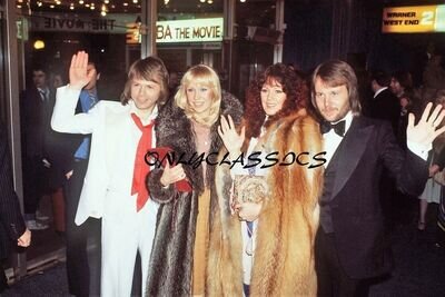 ABBA Swedish Pop Music Super Group 12x18 Photo Poster Björn Benny Agnetha Frida