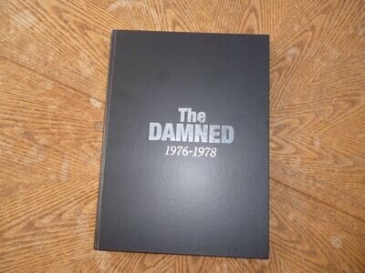 THE DAMNED,1976-1978,autographed .limited edition No1419/1500 book.uk post only