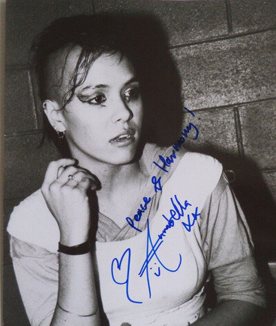 ANNABELLA LWIN BOW WOW WOW, AUTOGRAPHED 10 X 8 PHOTOGRAPH.