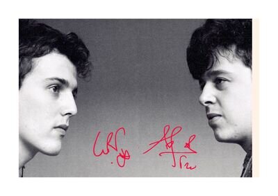 Tears For Fears 2 A4 repro autographed poster with choice of frame