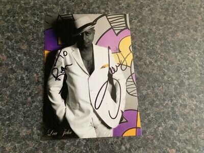 Leee John signed / autographed photo 2019 near mint condition