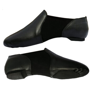 SLIP ON JAZZ Dance SHOES LEATHER RUBBER SPLIT SOLE BALLET LEOTARD SOLE UNISEX