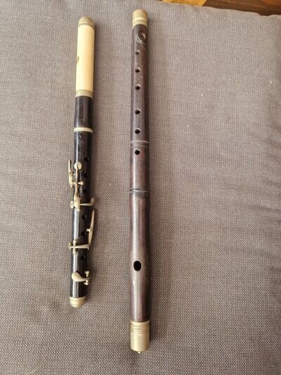 old/antique flute, 2 piece house clearance find