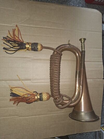 vintage military bugle