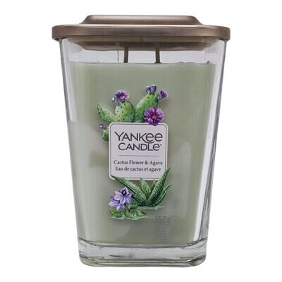 Yankee Candle Lid Designed 552g Cactus Flower and Agave