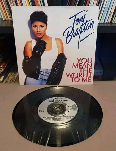 TONI BRAXTON You Mean The World To Me 1994 UK 7" Vinyl Single - VG+/VG