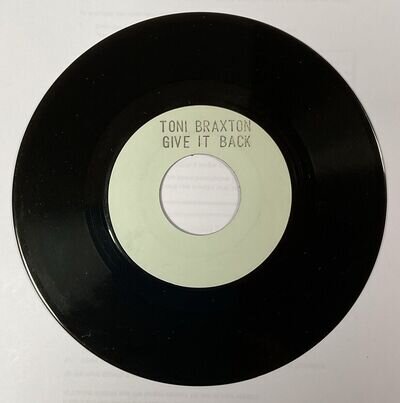 Toni Braxton - Give It Back - 7" Single - Stamped White Label