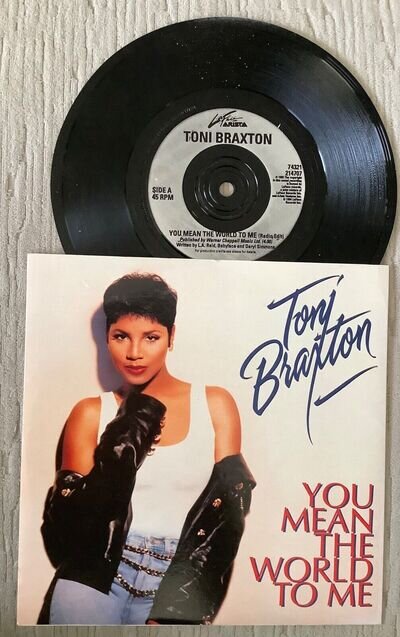 TONI BRAXTON YOU MEAN THE WORLD TO ME 7" SINGLE NM/NM