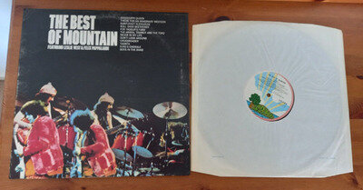 Mountain Best of Vinyl LP. EX 1973 A1 B1 ILPS9236 with Leslie West & Felix