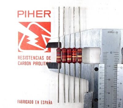 2 Piher 1/2W resistor 470K 220K 100K 82K 68K 56K 47K 33K 15K 10K 820R 470R 1 Meg