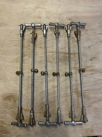 Vintage John Grey ‘Broadway’ Bass Drum Lugs & Claws x6