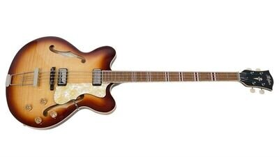 Hofner HCT-500/7 VeryThin Short Scale Bass, Sunburst