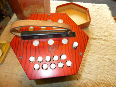 "BM" 2118... 20+1 button Anglo Concertina.. 5 Fold.. Original Box.. GC.