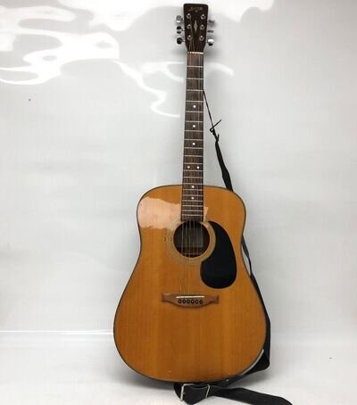 Aspen A118S Acoustic Guitar 1980's Laminated Mahogany Rosewood 20 Frets -CP