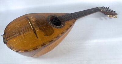 Antique Italian Fratelli & Marconi Bowl Back Mandolin 1890’s Spares Restoration