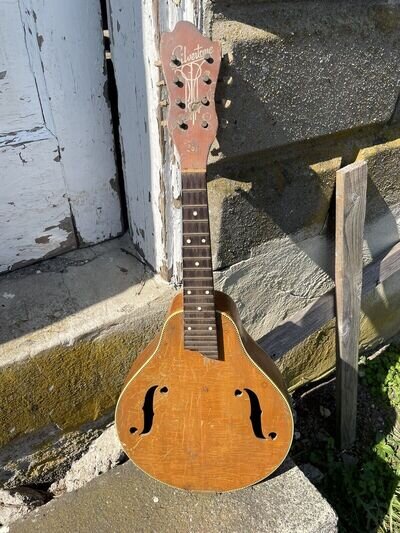 Vintage Silvertone 8 String Mandolin For Parts Or Restore SOLD AS IS