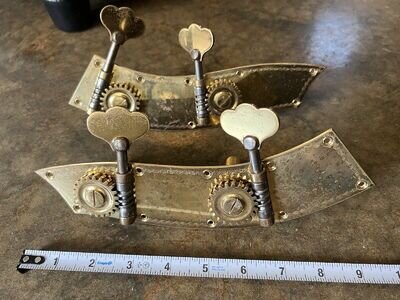 Vintage Rubner Germany Upright Bass Fiddle Tuners Machines