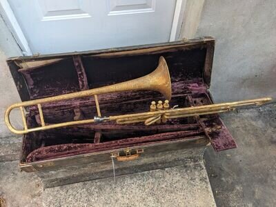 Rare 1950's FE Olds Fullerton California Valve Trombone