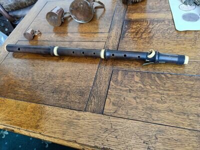 Antique Flute Early One Key By GEROCK & WOLF , LONDON c1834