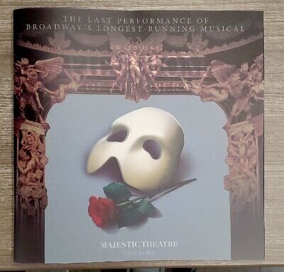 LAST PHANTOM OF THE OPERA BROADWAY NYC Show Brochure **NEW - ORIGINAL PRINT**