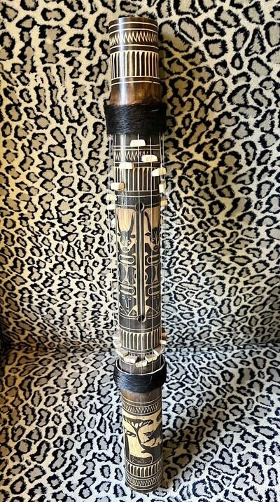 Madagascar Valiha Zither Tube Bamboo 14 String 20” Harp African Traditional