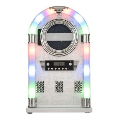 Tabletop Bluetooth CD Player Jukebox With Fm Radio, AUX Input and Remote Control