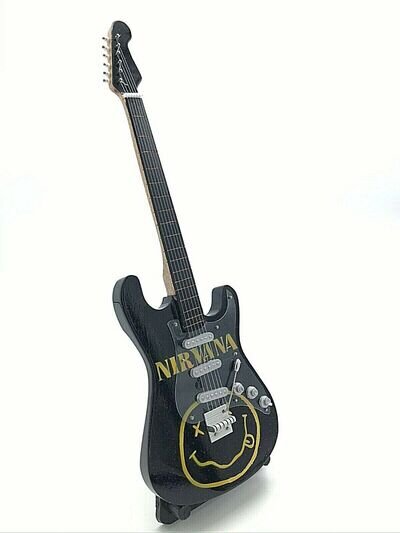 Miniature Fender Standard Stratocaster Guitar - Nirvana (Ornamental)