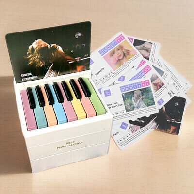 2025 Taylor Swift Piano Calendar with Music Sheets Toy Piano Musical Instrument