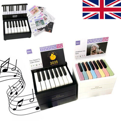 2025 Taylor Swift Piano Calendar with Music Sheets Toy Piano Musical Instrument