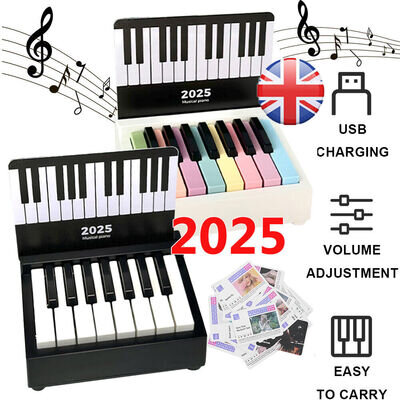 New 2025 Taylor Swift Piano Calendar w/Music Sheets Toy Piano Musical Instrument