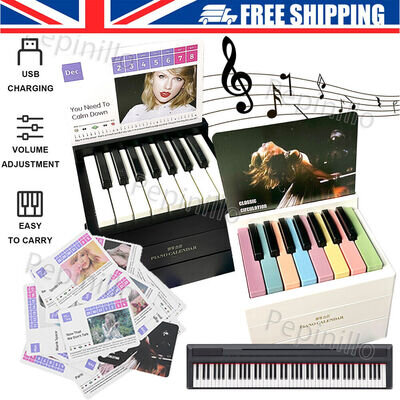 Taylor Swift Piano Calendar, with Music Sheets Toy Piano Musical Instrument 2025