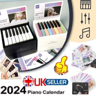 Taylor Swift Piano Calendar 2024 with Music Sheets Toys Piano Musical Gifts 2024