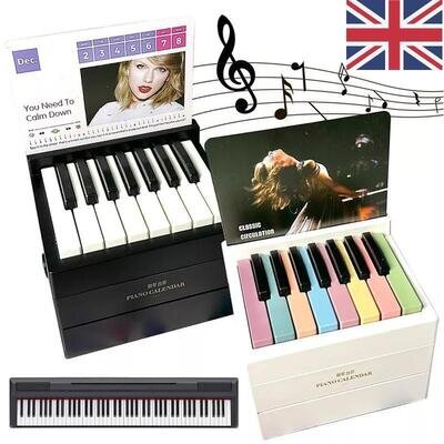 2025 Taylor Swift Piano Calendar with Music Sheets Toy Piano Musical Instrument