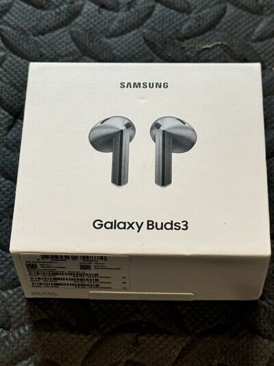 SAMSUNG GALAXY BUDS 3 SILVER SM-R530 SM-R530NAZAAEUA WARRANTY INCLUDED UNUSED