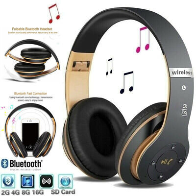 Wireless Bluetooth 5.1 Headphones Noise Cancelling Over-Ear Stereo Earphones H9