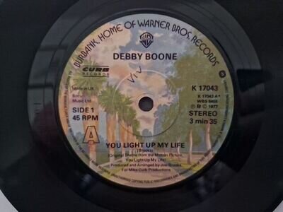 Debby Boone 7" SINGLE You Light Up My Life 1977