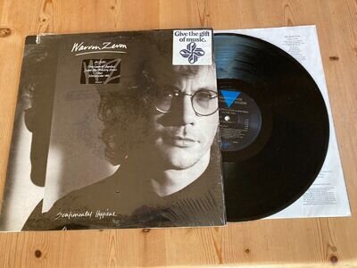 WARRON ZEVON - SENTIMENTAL HYGIENE - VINYL LP 1987 - EX+ - STILL IN SHRINK