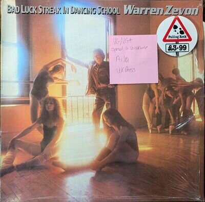 Warren Zevon Bad Luck Streak In Dancing Vinyl Record VG/VG+ K52191 1980 1st