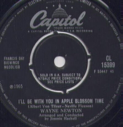 Wayne Newton - I'll Be With You In Apple Blossom Time / Laura Lee - 7"