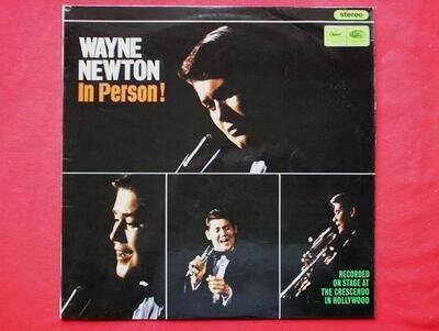 Wayne Newton In Person LP Capitol ST2029 VG/EX 1966 stereo, In Person