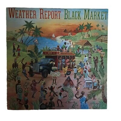 Weather Report ' Black Market ' Vinyl LP 1976 Variant 2 pressing