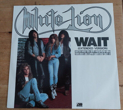 WHITE LION WAIT EXTENDED VERSION ATLANTIC RECORDS 1987 A9178 T EX CONDITION