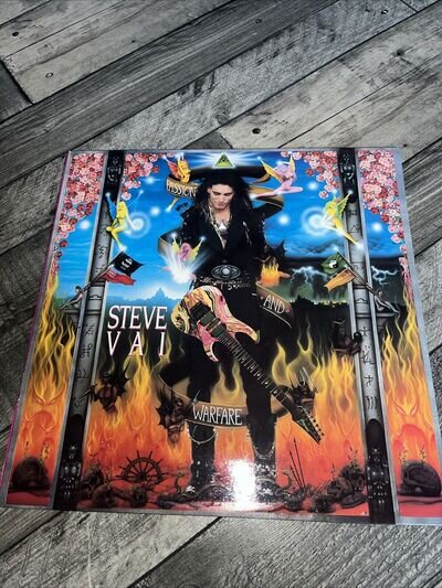 Steve Vai - Passion & Warfare - 12” Vinyl Record LP - 1990 UK GRUB 17 1st Press