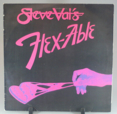 Steve Vai Original Vinyl LP SteveVai's Flex-Able Released 1984 - Grub 3