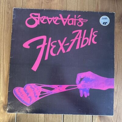 STEVE VAI FLEX - ABLE ROCK / GUITAR VINYL LP Grub 3 1984