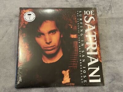 JOE SATRIANI - SURFING IN SAN JOSE - DOUBLE CEAR VINYL - LIMITED EDITION SEALED