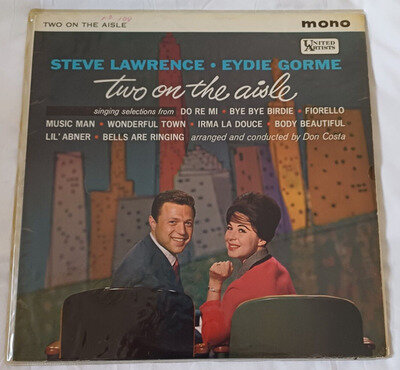 Steve Lawrence & Eydie Gorme - Two On The Aisle Vinyl LP Long Play Mono ULP 1011